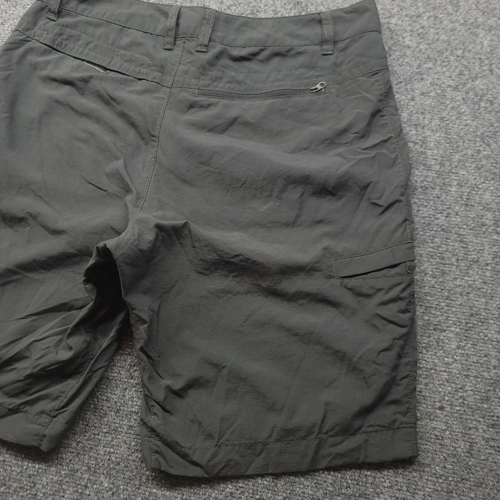 The North Face Men Paramount Peak II Shorts Gray Cargo Hiking Nylon CE7L Size 32